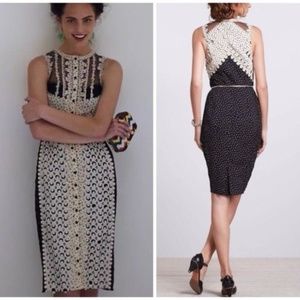 Lasercut Sheath Dress by Byron Lars Sz 8